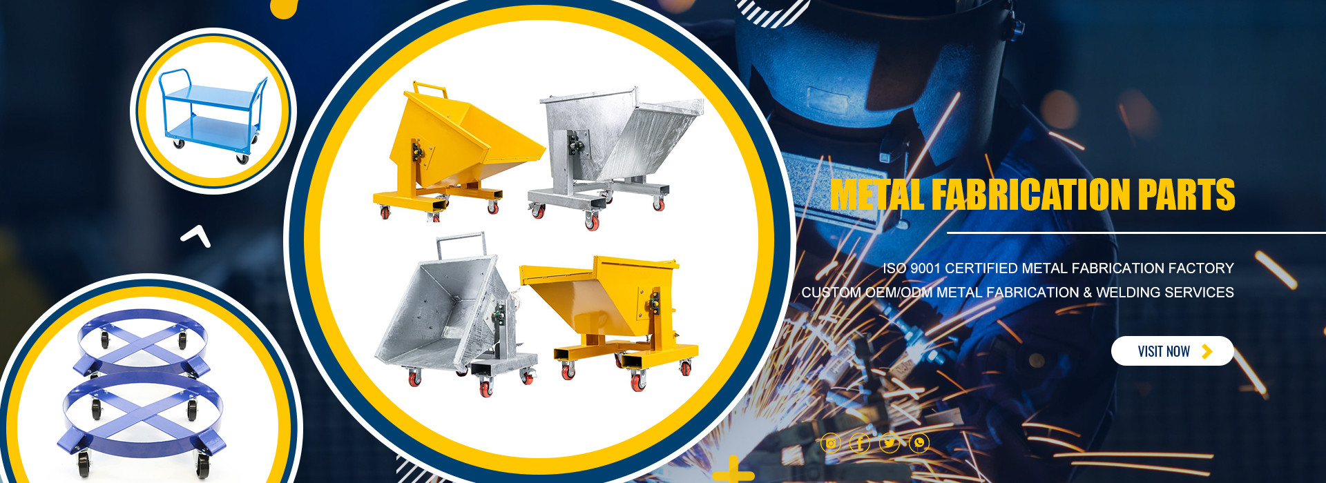 Qualidade Serviço de fabricação de metal personalizado fábrica